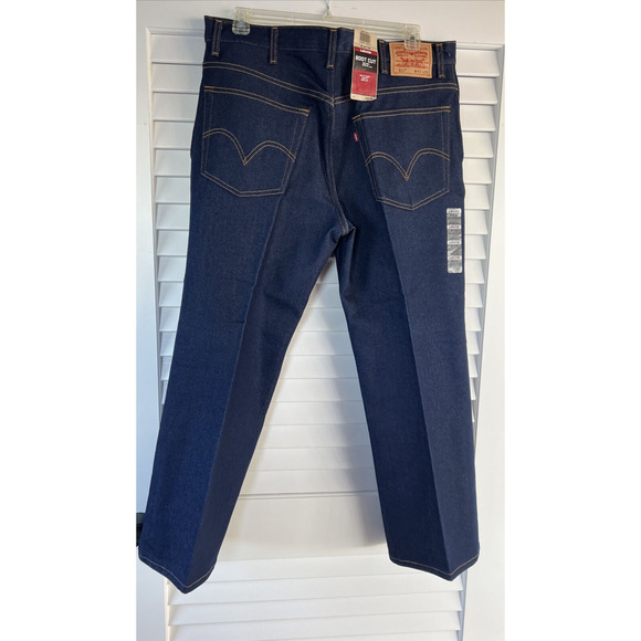 VTG LEVIS 517 Boot Cut Slim Fit Dark Wash Jeans Size 40 x 29 New with Tags NOS